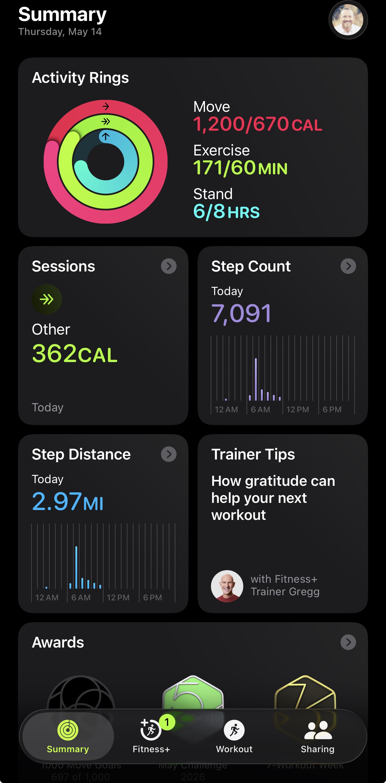 Apple Fitness screenshot