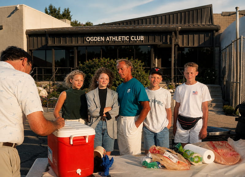 Wimmer family at the Ogden Athletic Club